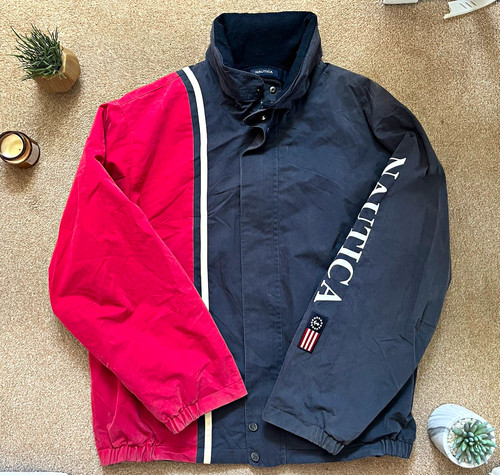 Nautica mens colourblock rain - nautica,