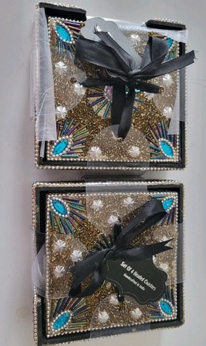 Set gold beaded - of,