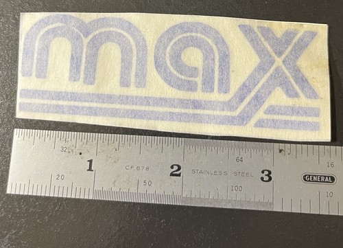 Max bmx decals - decals, bicycle