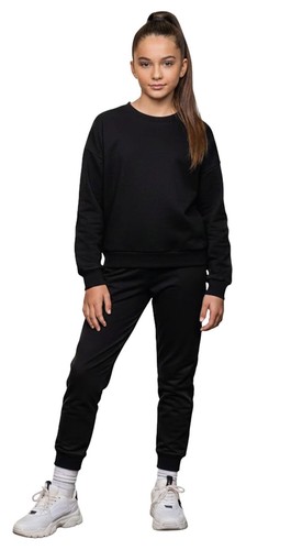 Girls tracksuit set round neck - girls,