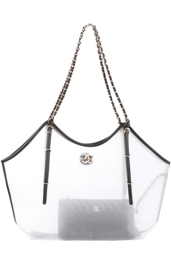 Chanel black 2026 large - black, mesh
