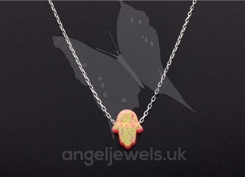 Sterling silver 925 hamsa - silver,