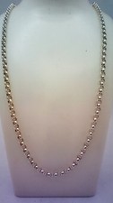 Vintage Hallmarked Sterling Silver 24.5" Belcher Chain.