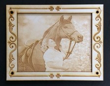 Laser Engraved Custom Art of