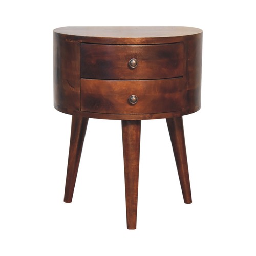 Betony chestnut tripod bedside - betony,