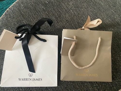 Warren james empty gift bags - james,