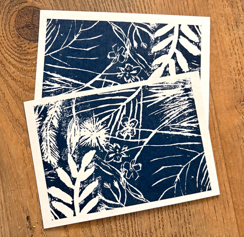 Botanical leaves flowers - &,