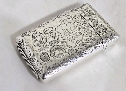 Antique sterling silver vesta