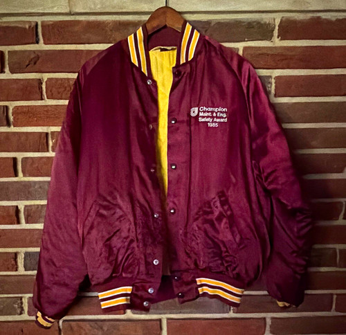 Vintage 80s satin roadie - , don