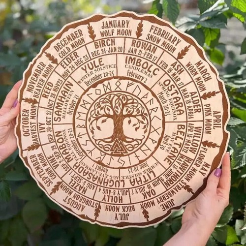 Tree calendar wheel the - tree,