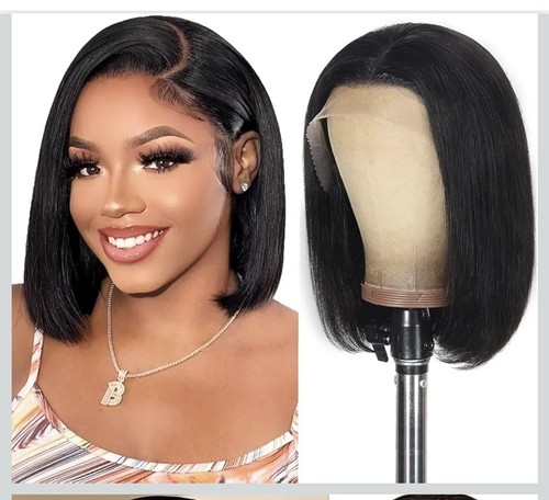 Human hair bob wig 13x4 - hair,