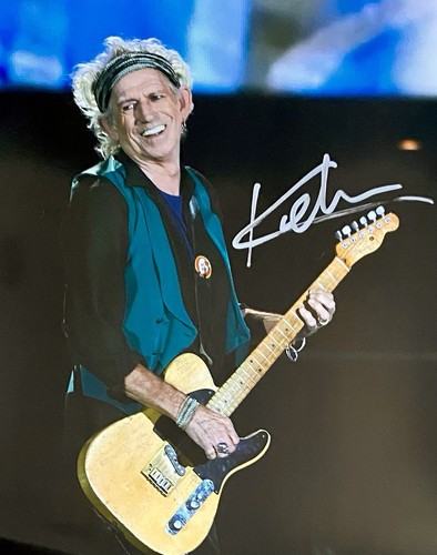 Keith richards autographed - keith,