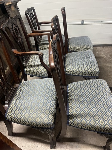 Beautiful set six mahogany - of,