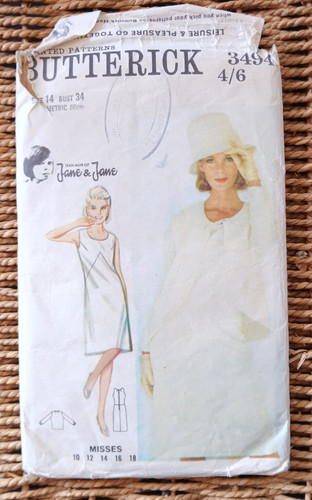 Vintage butterick 1960s sewing - vintage,