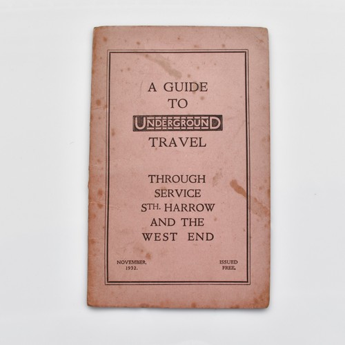 Antique guide underground - to,