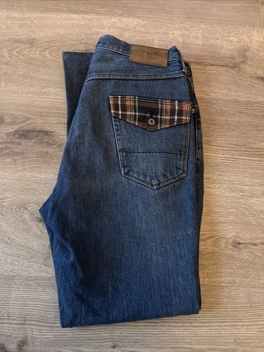 One true saxon patch - one, jeans