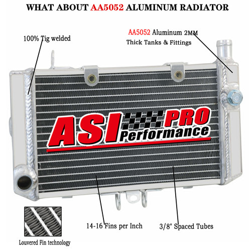 Aluminum motorcycle radiator - motorcycle,