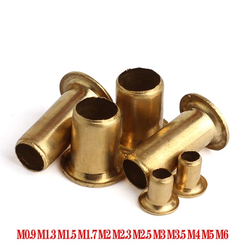 Hollow rivets brass - rivets,