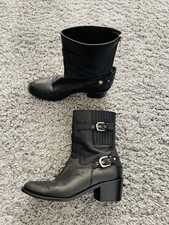 KAREN MILLEN Black Leather