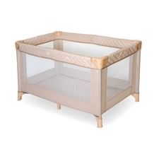 My Babiie My Babiie Blush Quilted Travel Cot - Grade C