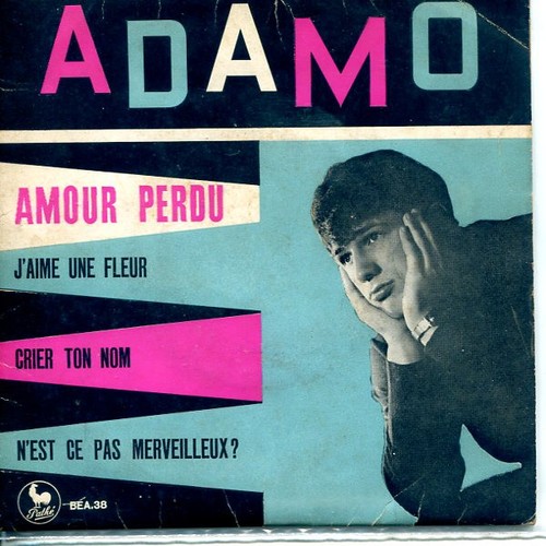 Adamo amour perdu - perdu, 7"