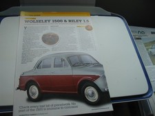 Buyers guide to  Wolseley 1500 and Riley 1.5 (1957-64)