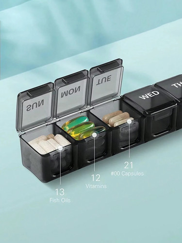 Large day pill case - 7-day,
