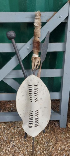 Vintage tribal shield - shield, large