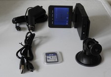 HD Portable DVR Dash Cam with 2.5" TFT LCD Screen. Tested, working
