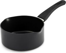 Induction Base Milk Pan Nonstick Saucepan with Pour Spout Gas & Electric Hobs