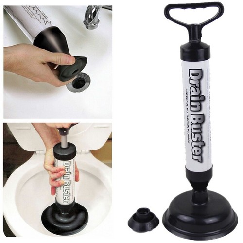 Toilet plunger drain - plunger, buster