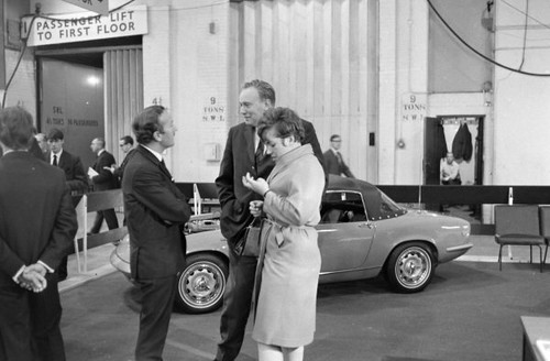 Colin chapman with lotus - chapman, a