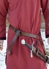 Brown Leather Medieval Sword
