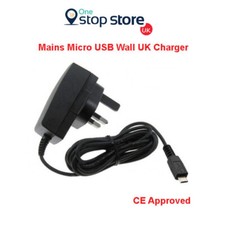 Mains Micro USB Wall Charger Socket 3 Pin Mobile Phone For Microsoft Nokia Lumia