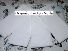 Organic Cotton VOILE 2" Fabric