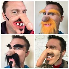 Funny Half Face Mask Dick Nose Willy Face Big Teeth Stag Hen Party Masks Costume