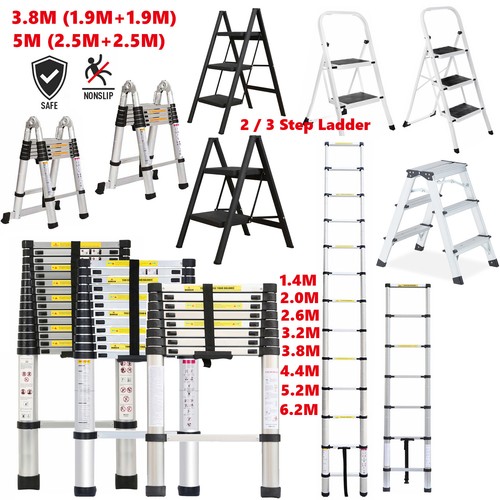 Telescopic loft ladder - telescopic,