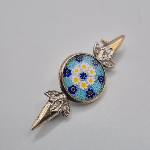 Vintage 835 silver - silver, millefiori