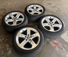 GENUINE OEM AUDI A3 8V 17” 5x112 ALLOY WHEELS + TYRES CADDY GOLF SEAT SKODA