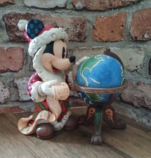 Jim Shore Mickey Disney Traditions Seasons Greetings Around The World Christmas