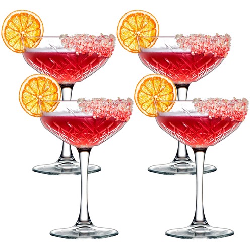 Tall glass champagne glasses - glass,
