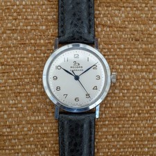 Men's Vintage Record Garrard Watch - cleaned, oiled and regulated