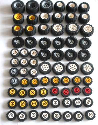 Lego wheels tyres - tyres, mixed