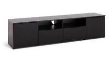 Hayward 2 Drawer TV Unit Black Modern and Functional Media Storage Decor