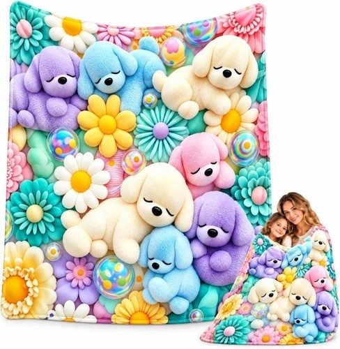 Plush teddy bear blanket - plush,