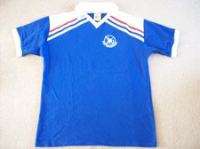 RETRO PORTSMOUTH FC HOME SHIRT (1980-1982) LARGE TOFFS