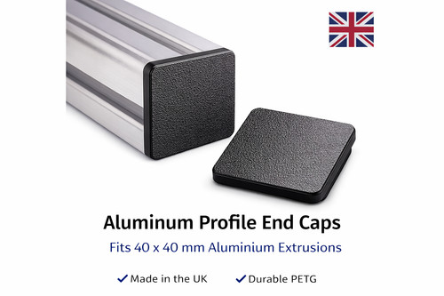Aluminium profile end caps - aluminium,