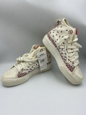 Adidas Nizza Platform Trainers Mid W Size 8.5 Off White Brand New