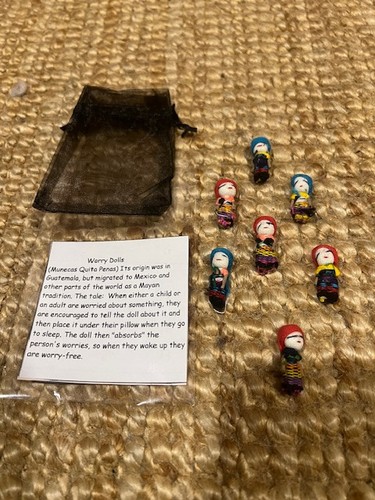 Mexican worry dolls - -, in