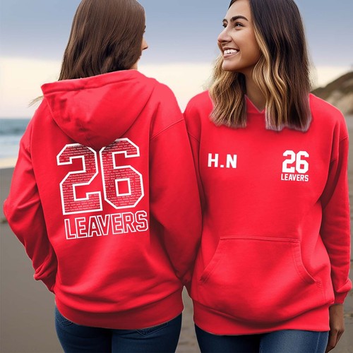 Personalised leavers hoodie - leavers,